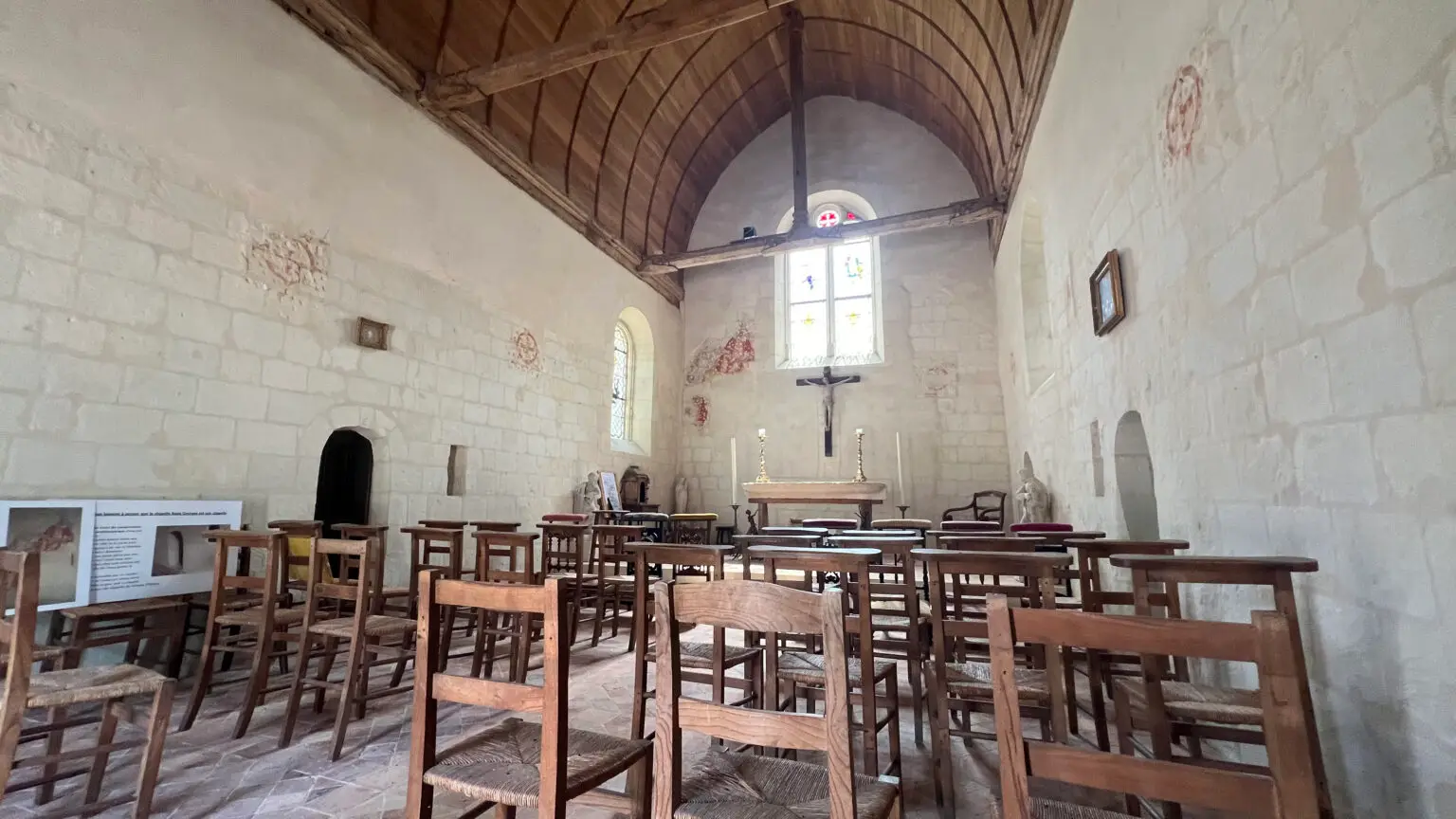 Intérieur de la chapelle Château de Vaux