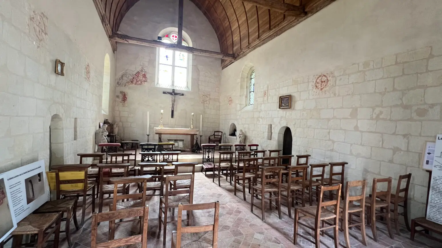 Intérieur de la chapelle Château de Vaux