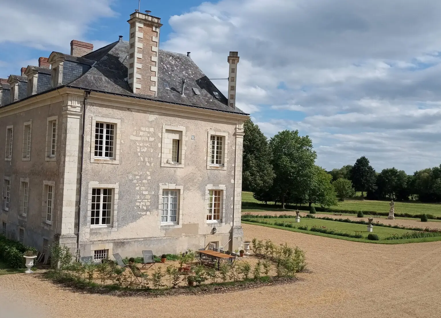 Châteaux de Vaux - La terrasse privée